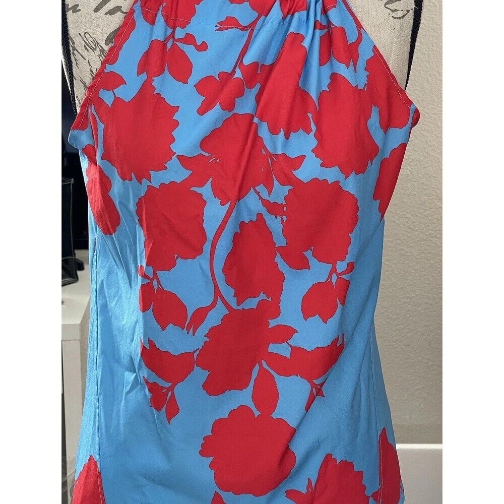 Womens Blouse Sz Small Halter Beach Vacation Resort Travel Tropical Pool Party - Picture 5 of 16